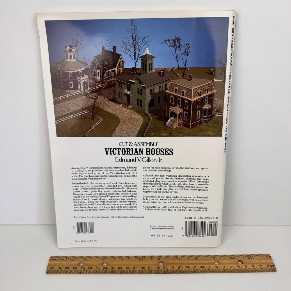 Vtg Rare 1979 Cut Assemble Victorian Houses HO Scale Edmund V Gillon Jr - Picture 3 of 7